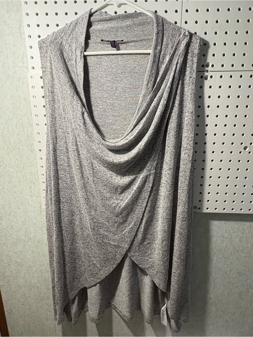 Olivia Sky Heather Gray Womens Sweater